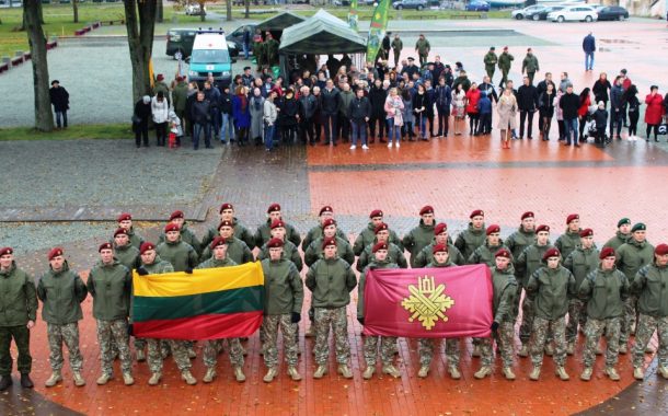 Lietuvos kariai išlydėti į Afriką